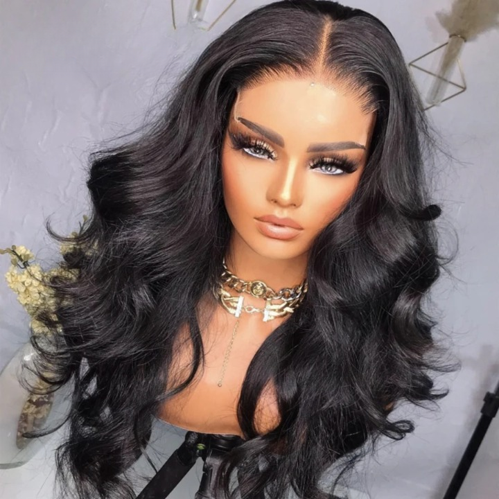 Wow Angel Glueless 250% Real HD Lace Closure Wigs 7X7/6x6/5X5 HD Closure  Wig Body Wave Pre Plucked Human Hair Wigs For Women